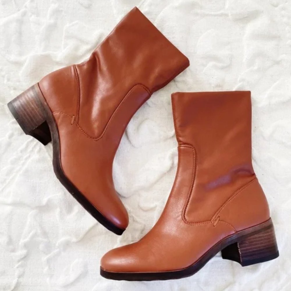 Franco Sarto Zaren Heel Boots Size 7.5 New